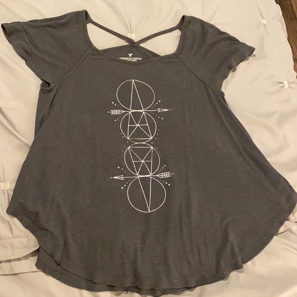 American Eagle Boho flowy top